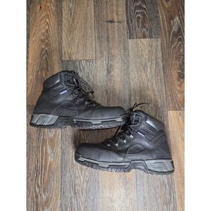 Michelin XHY866 Mens 9.5 M Waterproof Steel Toe Hiker Work Boots Black ASTM